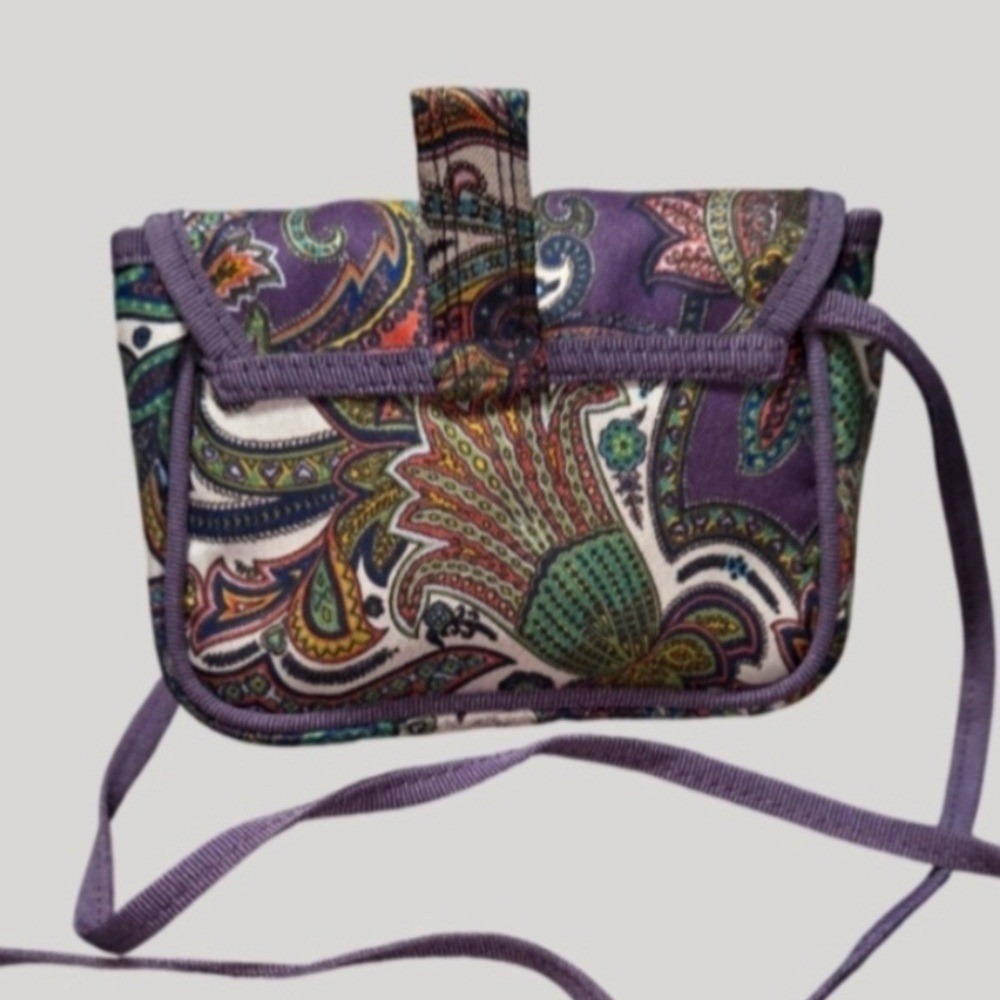 Etro Purple Paisley Profumi Small Crossbody/Vanity Bag Italian Designer EUC - Picture 3 of 6